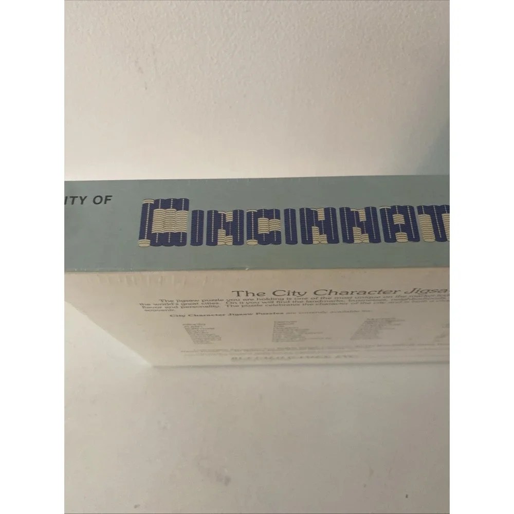 City Of Cincinnati Ohio, USA 1988 Jigsaw Puzzle by Buffalo Games 504 Pieces-NEW